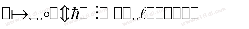 Pastonchi MT Titlin字体转换